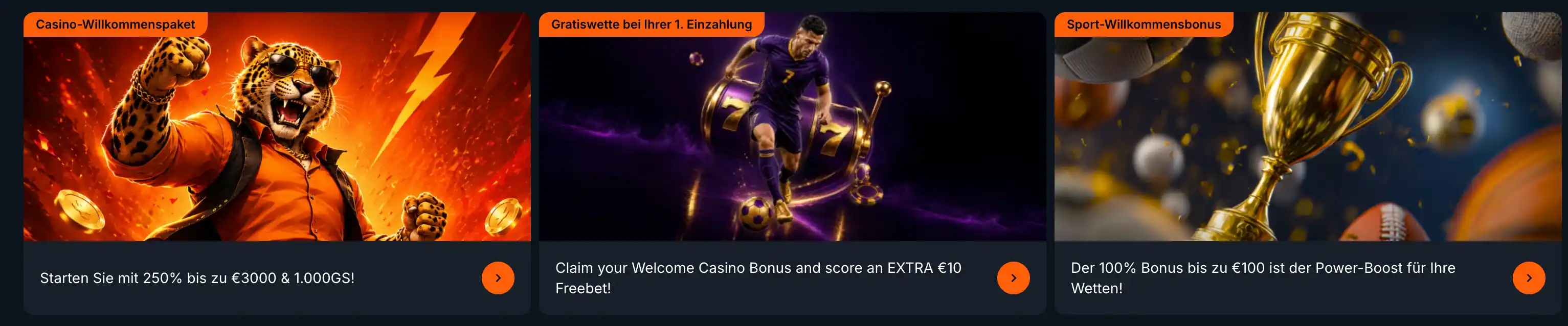 Luck Leopard welcome bonus offer